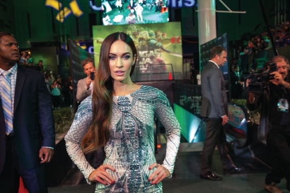 Latin American Premiere Of "Teenage Mutant Ninja Turtles" MEXICO CITY, MEXICO - JULY 29: Actress Megan Fox attends the Latin American Premiere of Paramount Pictures' "TEENAGE MUTANT NINJA TURTLES" at Cinepolis Acoxpa, on July 29, 2014 in Mexico City, Mexico. (Photo by Lucian Caapellaro / Paramount Pictures International)