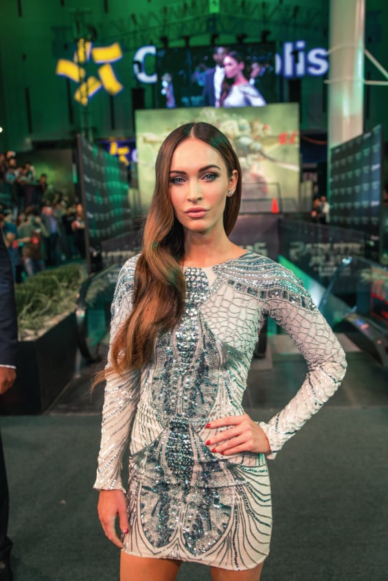 Latin American Premiere Of "Teenage Mutant Ninja Turtles" MEXICO CITY, MEXICO - JULY 29: Actress Megan Fox attends the Latin American Premiere of Paramount Pictures' "TEENAGE MUTANT NINJA TURTLES" at Cinepolis Acoxpa, on July 29, 2014 in Mexico City, Mexico. (Photo by Lucian Caapellaro / Paramount Pictures International)