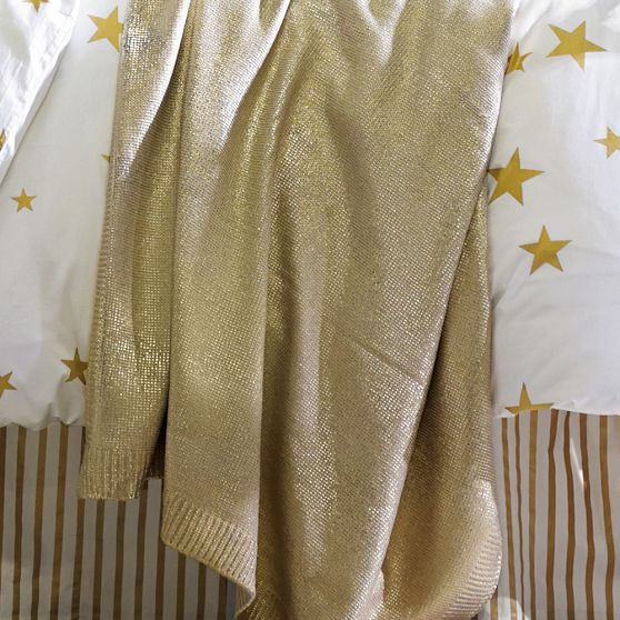 The Emily And Meritt Liquid Gold Throw