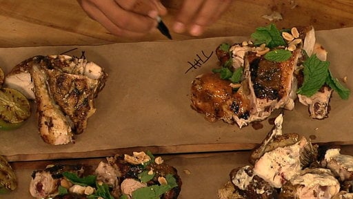 "The Chew" chef Michael Symon dishes his barbecue chicken two ways recipes on the first episode of season four (Monday, September 8th).