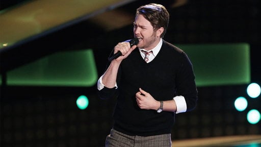 Luke Wade sings the late Otis Redding's hit song "That's How Strong My Love Is" on "The Voice"