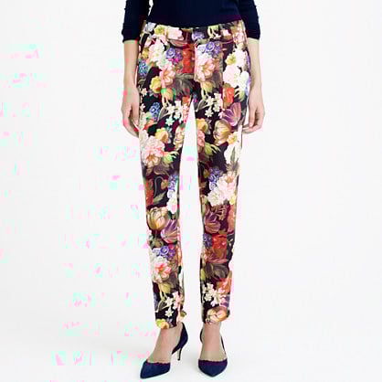 J.Crew DUTCH FLORAL PANT item b1466 in Black Multi