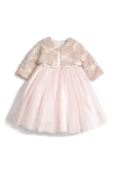 Pippa & Julie Sleeveless Ballerina Dress & Bolero Jacket (Toddler Girls, Little Girls & Big Girls) in light pink