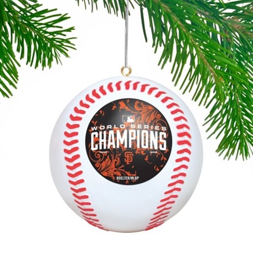 San Francisco Giants 2014 World Series Champions Replica Baseball Ornament