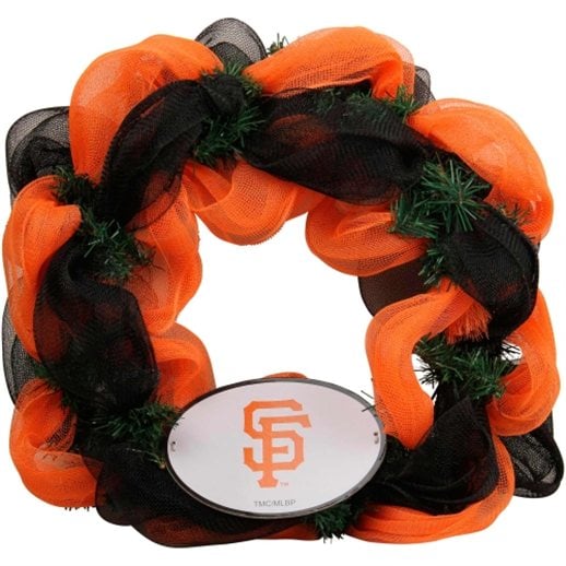San Francisco Giants Mesh Wreath