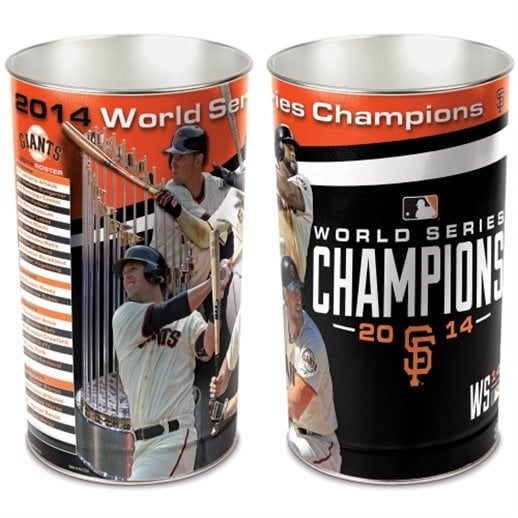 WinCraft San Francisco Giants 2014 World Series Champions Wastebasket
