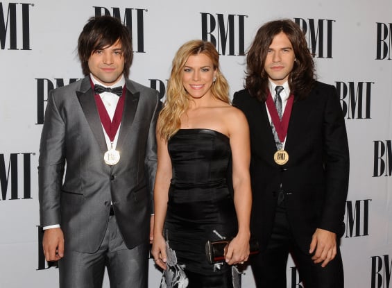 NASHVILLE, TN - NOVEMBER 03: Neil Perry, Kimberly Perry, and Reid Perry of The Band Perry attend the BMI 2014 Country Awards at BMI on November 3, 2014 in Nashville, Tennessee. (Photo by Erika Goldring/BMI)