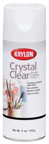 Krylon 6-Ounce Crystal Clear Acrylic Coating Aerosol Spray