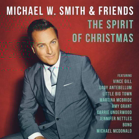 Michael W. Smith & Friends: The Spirit Of Christmas album cover.