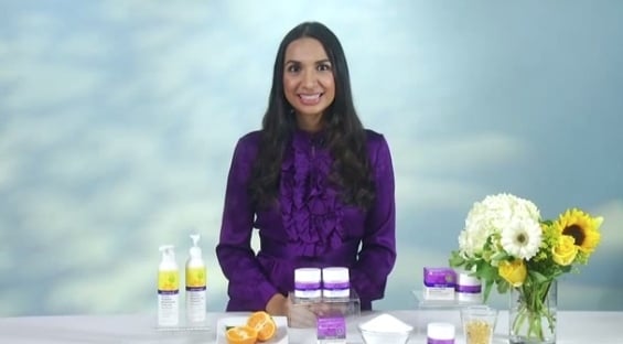 Candace Rose candieanderson.com interview, Beauty expert Grace Gold joined Candace Rose for an interview to dish on how we can obtain glowing skin this winter with some of her favorite products from Derma E!
