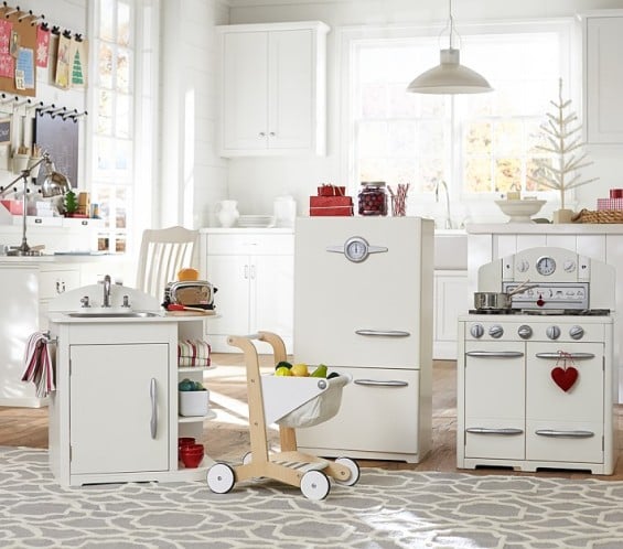 Pottery Barn Kids Simply White Retro Kitchen Collection