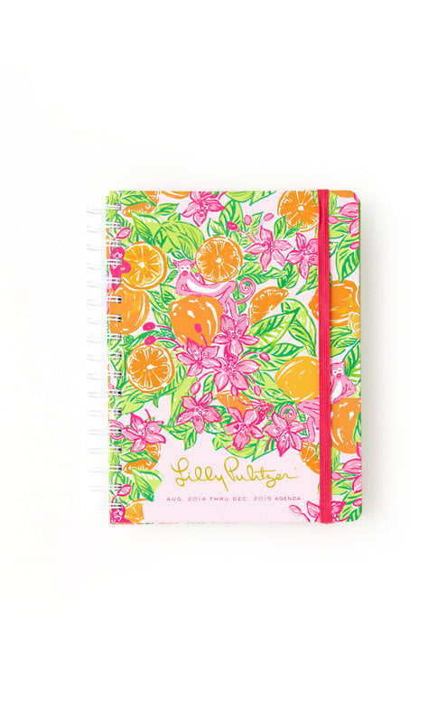 Lilly Pulitzer LARGE 2015 AGENDA - PEELIN' OUT in Lillys Pink