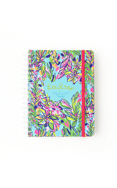 Lilly Pulitzer LARGE AGENDA - HOT SPOT in Multi Hot Spot