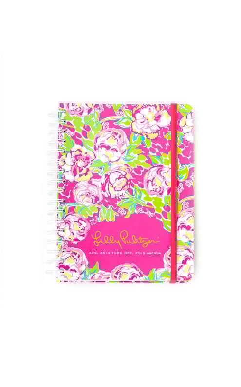 Lilly Pulitzer LARGE AGENDA - LILLY LOVERS in Tropical Pink Lilly Lovers