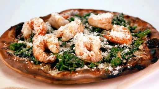 Learn how to make the delicious broccoli rabe and shrimp pie that Pizza Masters Sal Basille and Francis Garcia prepared on "The Chew" on Wednesday, December 3rd.