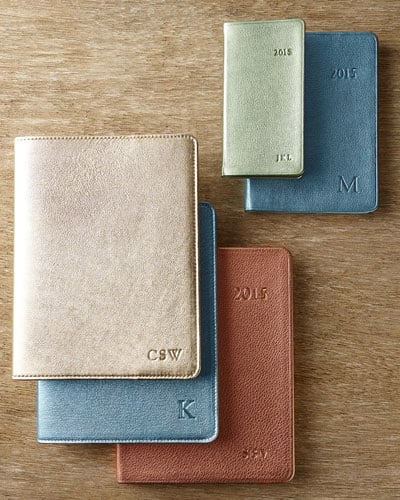 Graphic Image Inc Monogrammed/Personalized Dated 2015 Metallic Journals/Planners