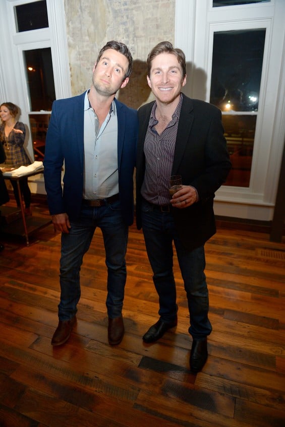 NASHVILLE, TN - JANUARY 30: Founder of G.I. Inc. Nate Griffin and John Zarling of Big Machine Records attend the Angie Harmon x Red Earth Jewelry Preview Event on January 30, 2015 in Nashville, Tennessee. (Photo by Jason Davis/Getty Images for Red Earth)