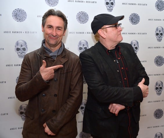 NASHVILLE, TN - JANUARY 30: Mike Wolfe of American Pickers and Musician Rick Nielsen of the band Cheap Trick attend the Angie Harmon x Red Earth Jewelry Preview Event on January 30, 2015 in Nashville, Tennessee. (Photo by Jason Davis/Getty Images for Red Earth)