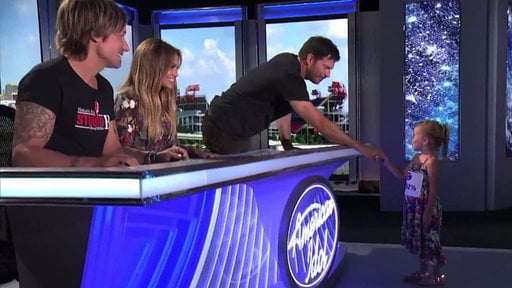 Watch Harry Connick, Jr. give little Miss Hope a golden ticket! It looks like she's on her way to Hollywood. :)