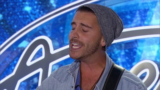 Nick Fradiani sings Peter Gabriel's classic song "In Your Eyes" during his American Idol season 14 audition.