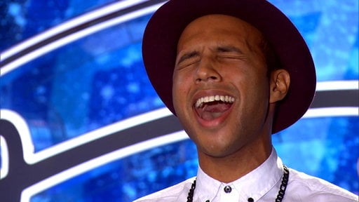 Rayvon Owen, 23 of Richmond sings Katy Perry's "Wide Awake" during his "American Idol" audition in San Francisco.