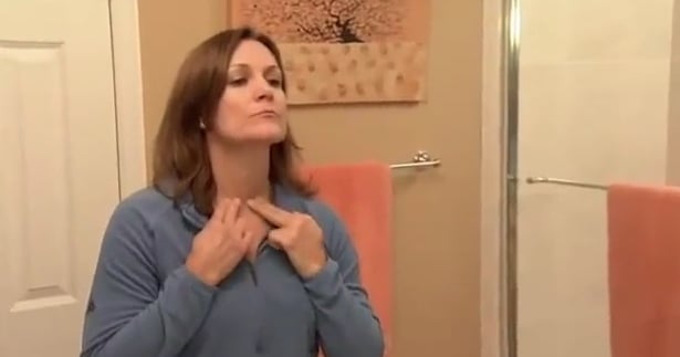 Please watch the video above to learn how to do an at-home neck check.