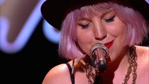 Joey Cook of 23 plays the ukelele as she sings country superstar Miranda Lambert's hit song "Kerosene"! AMerican idol hollywood week candace rose