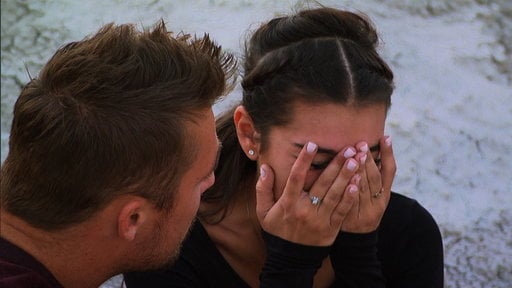 Chris Soules sends Ashley I. home. She leaves the 2-on-1 date, leaving Kelsey with Chris.