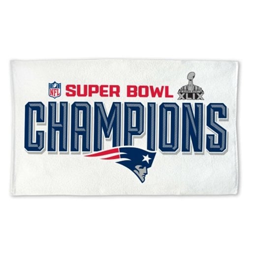 WinCraft New England Patriots Super Bowl XLIX Champions 24" x 42" Official Trophy Collection Locker Room Towel