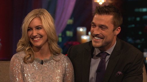 The Bachelor Season 19 Episode 13: Newly engaged couple, Chris and Whitney's first interview with Chris Harrison. Whitney discusses what it's like to not have to live in secrecy anymore. Chris (Soules) chats about fiance Whitney's personality, and how she's like his sisters.