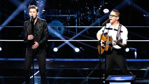 The Voice Montage: Gabriel Wolfchild vs Joe Tolo (of Sacramento), Deanna Johnson vs Nicolette Mare, and Nathan Hermida vs. Josh Batstone Battles.