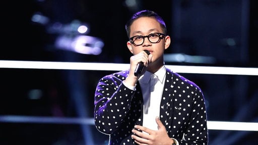 The Voice season 8 episode 10: Nathan Hermida sings Grammy winner Sam Smith's "Leave Your Lover" on Monday, March 23, 2015.