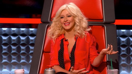 The Voice: Blake Shelton consults fellow judge Christina Aguilera when faced with a tough decision!
