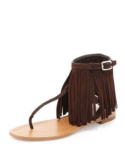 prada fringe sandals
