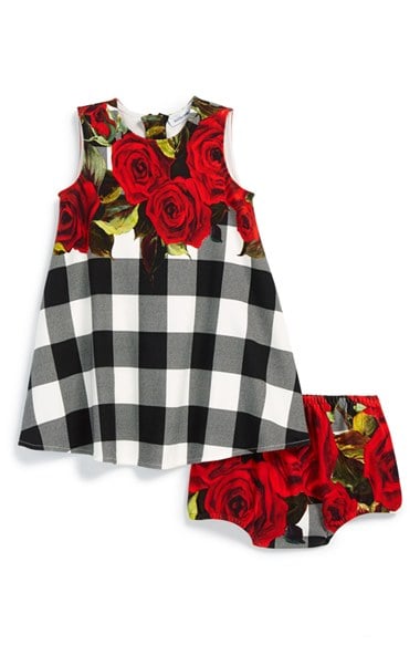 Dolce & Gabbana Sleeveless Dress & Bloomers (Baby Girls) in Black and White