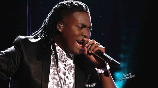 The Voice season 8 episode 17 Top 12 Perform: Rob Taylor of Team Christina sings Screamin' Jay Hawkins "I Put a Spell on You"!