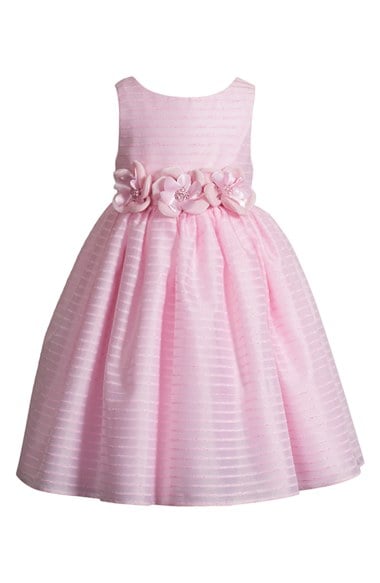 Kleinfeld Pink 'Angelina' Sleeveless Dress (Baby Girls) in Pink