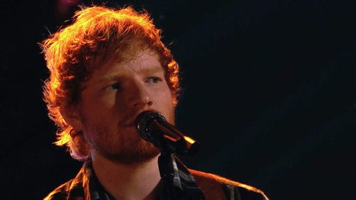 Watch Ed Sheeran sing his latest hit song "Photograph" live on the Voice stage on Tuesday, May 19, 2015.