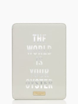 kate spade new york THE WORLD IS YOUR OYSTER IPAD AIR HARDCASE