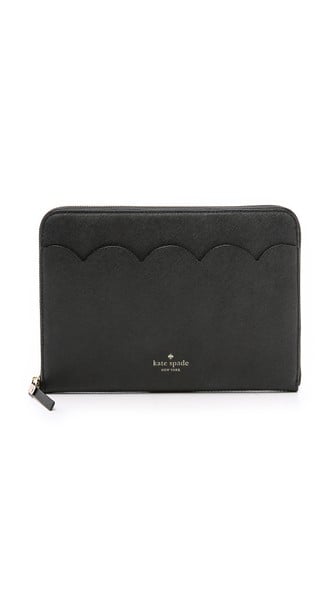 Kate Spade New York Scalloped iPad Air Sleeve in Black