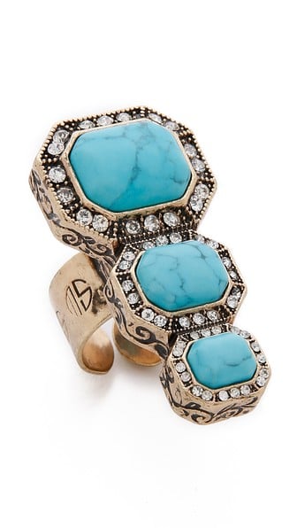 Samantha Wills Young Picasso Ring in Turquoise and Pave stones