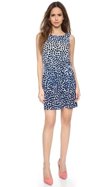 Sheath Dresses Wedding Guest Season Susana Monaco Print Gathered Sheath Dress in Punta Cana