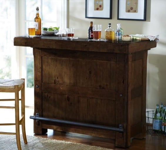 Pottery Barn RUSTIC ULTIMATE BAR - SMALL