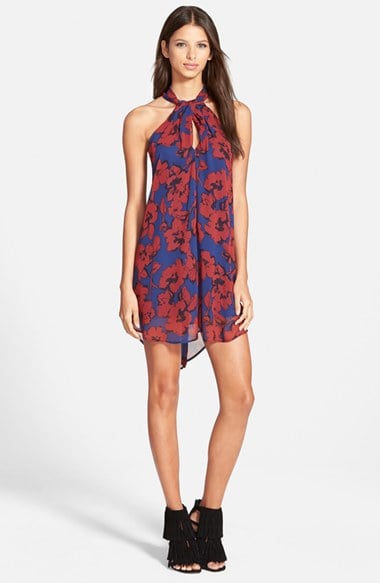 ASTR Twist Front Shift Dress