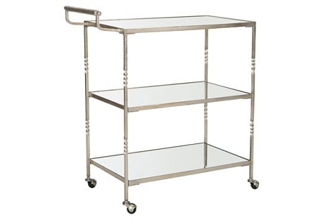 Andrei Bar Cart, Silver