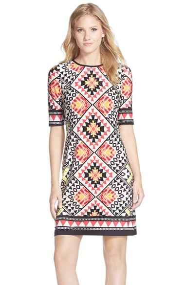 Eliza J Print Shift Dress