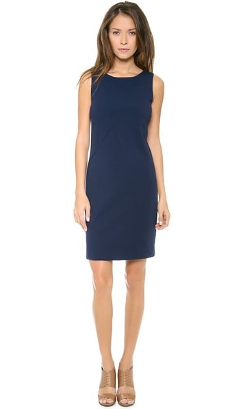 Three Dots Shift Dress in Evening Blue