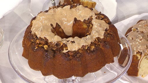 Watch Warren Brown of CakeLove Bakery in Washington, D.C. make an easy and delicious coffee cake with a cinnamon sugar glaze on the Today show on Monday, July 27, 2015.