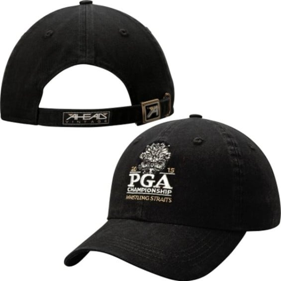 2015 PGA Championship Black Classic Solid Adjustable Hat
