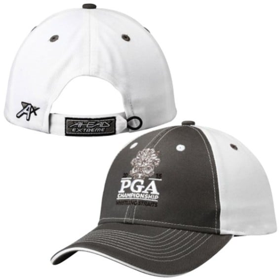 2015 PGA Championship Gray/White Chino Contrast Stitch Adjustable Hat